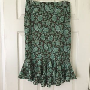 Floral design Maxi skirt